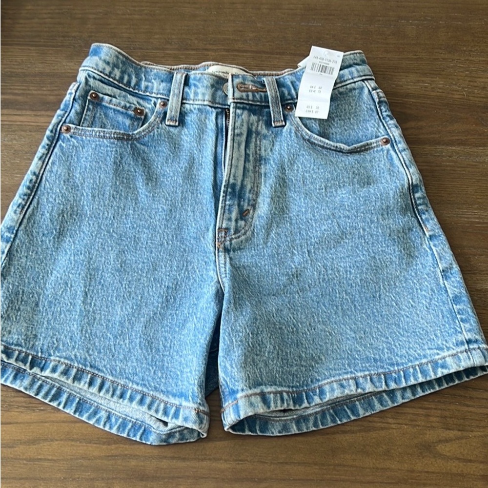 Abercrombie Jean Shorts: The Dad Short, High Rise